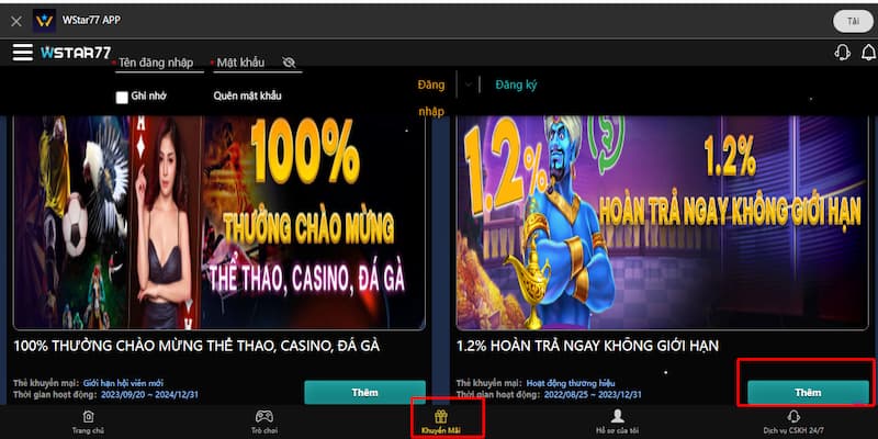 Cách thức nhận ưu đãi hoàn trả từ WSTAR